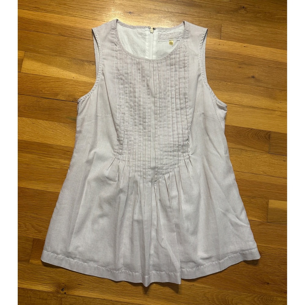 Martin + Osa Women's Size 4 Striped Cotton Sleeveless Tunic Top Summer 2008